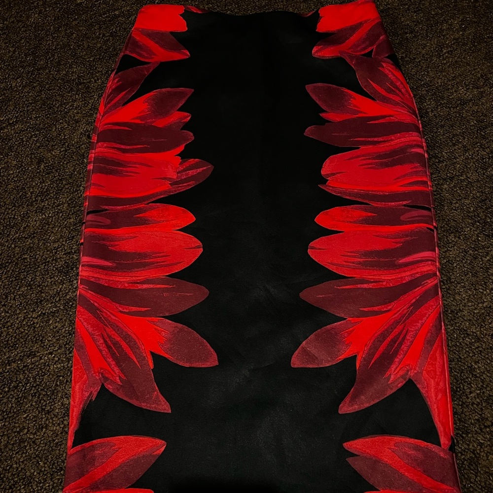 Knee length pencil skirt
